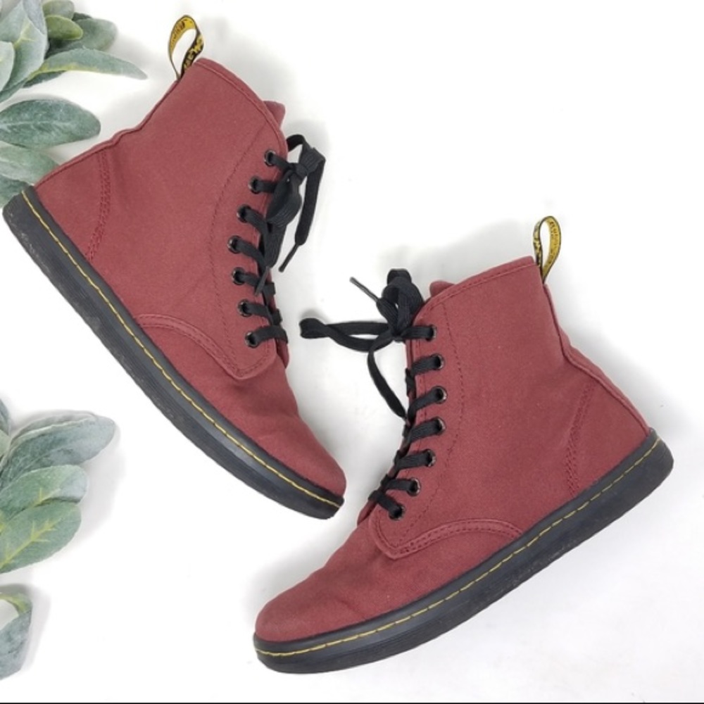 Dr Martens Shoreditch Canvas Lace Up Boots